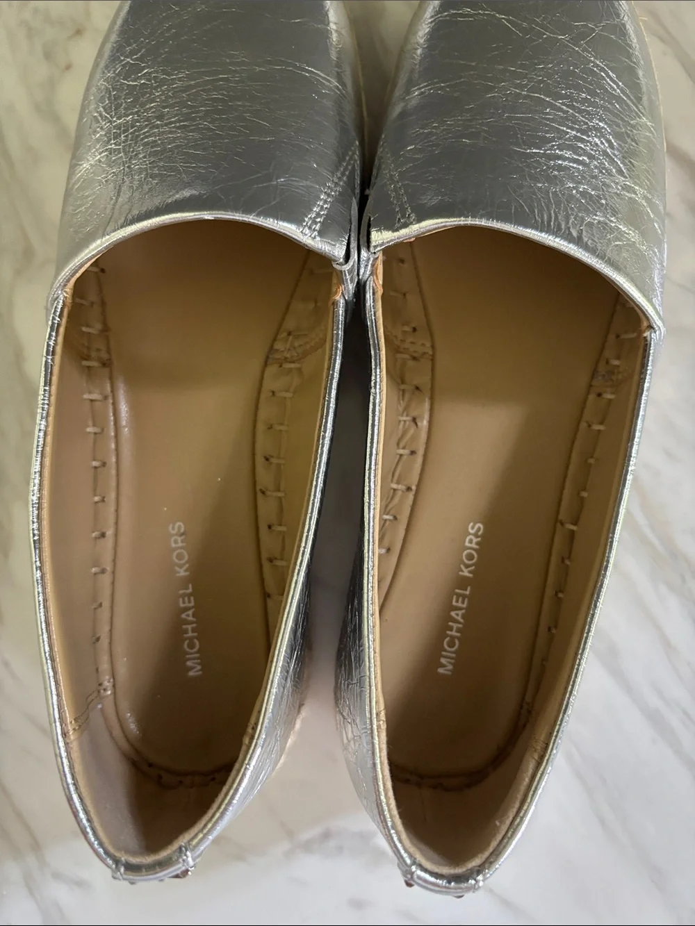 Michael Kors silver metallic